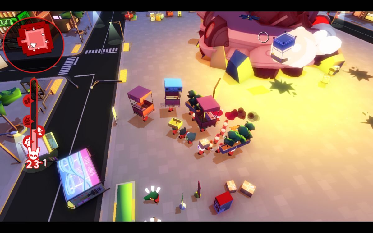 Anarcute (Windows) screenshot: Carrying stands.