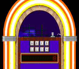 Championship Pool (Genesis) screenshot: Change the music at the juke box.