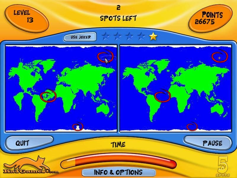 5 Spots (Windows) screenshot: That's not the world I remember.
