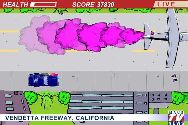 Mad Monday (Browser) screenshot: A poisonous gas cloud