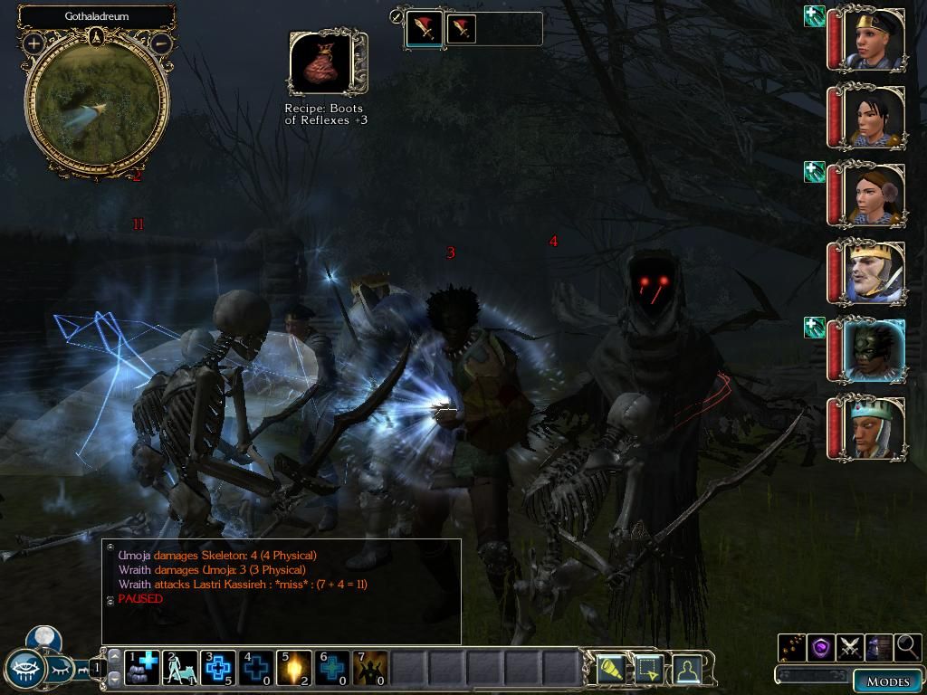 Neverwinter Nights 2: Storm of Zehir (Windows) screenshot: Just an ordinary graveyard