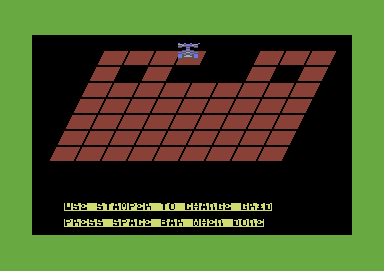 Actionauts (Commodore 64) screenshot: Changing the grid.