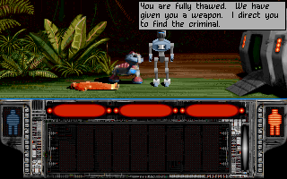 Free D.C! (DOS) screenshot: Your mission, in a nutshell