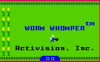 Worm Whomper (Intellivision) screenshot: Title screen
