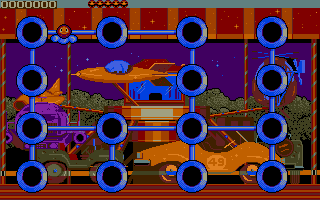 Bumpy's Arcade Fantasy (DOS) screenshot: A vehicular feel to the 3rd world.
