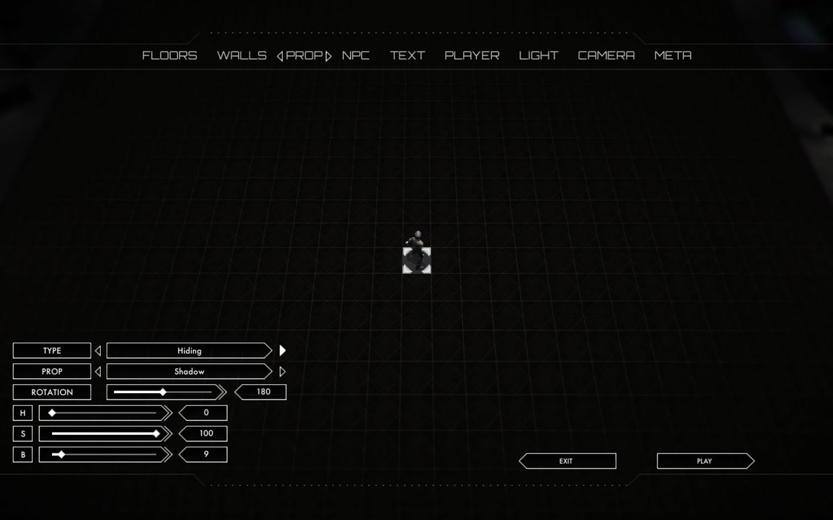 Volume (Windows) screenshot: The level editor