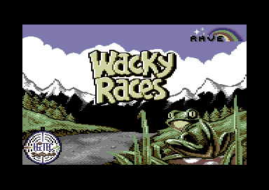 Wacky Races (Commodore 64) screenshot: Loading screen