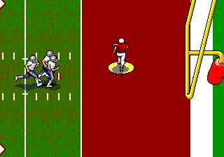 Joe Montana II: Sports Talk Football (Genesis) screenshot: Scored a touchdown.