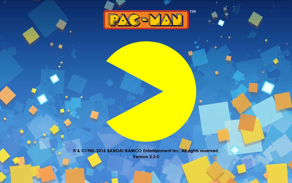 Pac-Man (Android) screenshot: Title screen