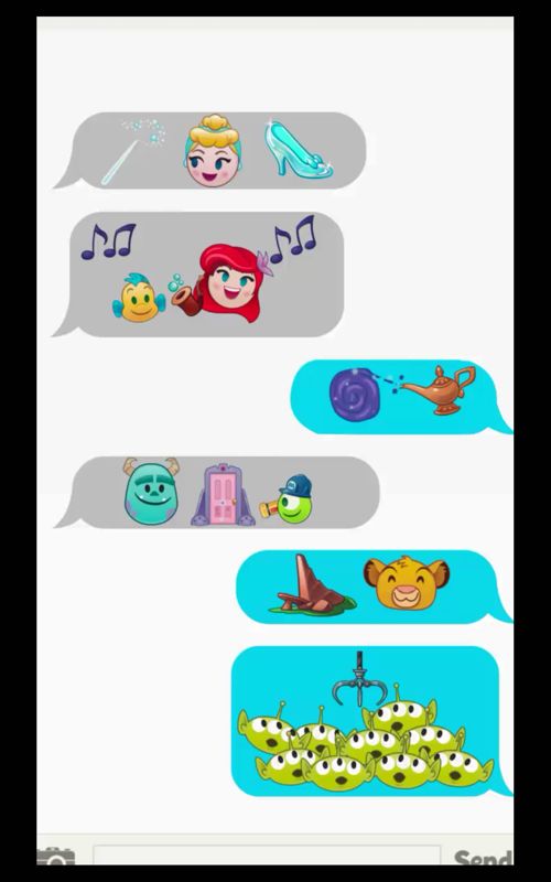 Disney Emoji Blitz (Android) screenshot: A short movie as an introduction to the game