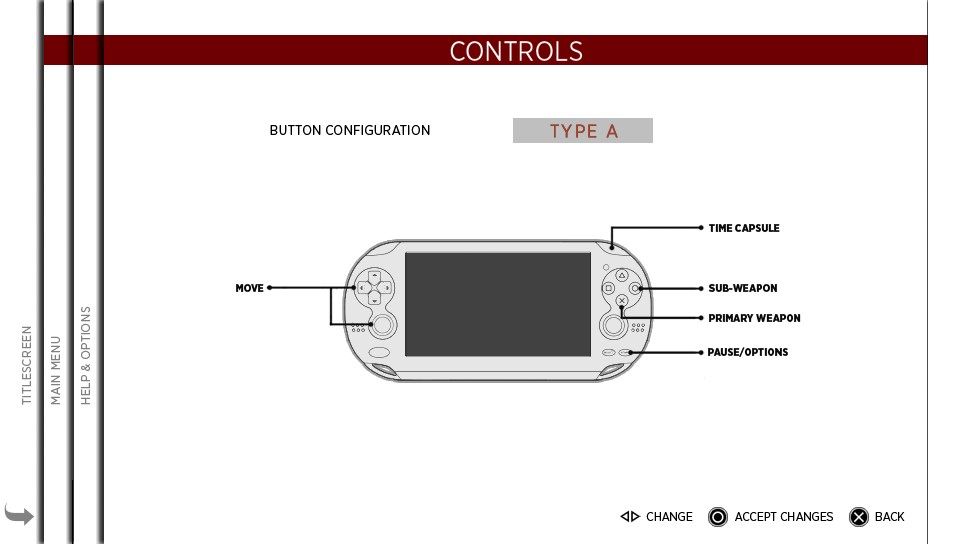 Sine Mora (PS Vita) screenshot: Gameplay controls (Trial version)