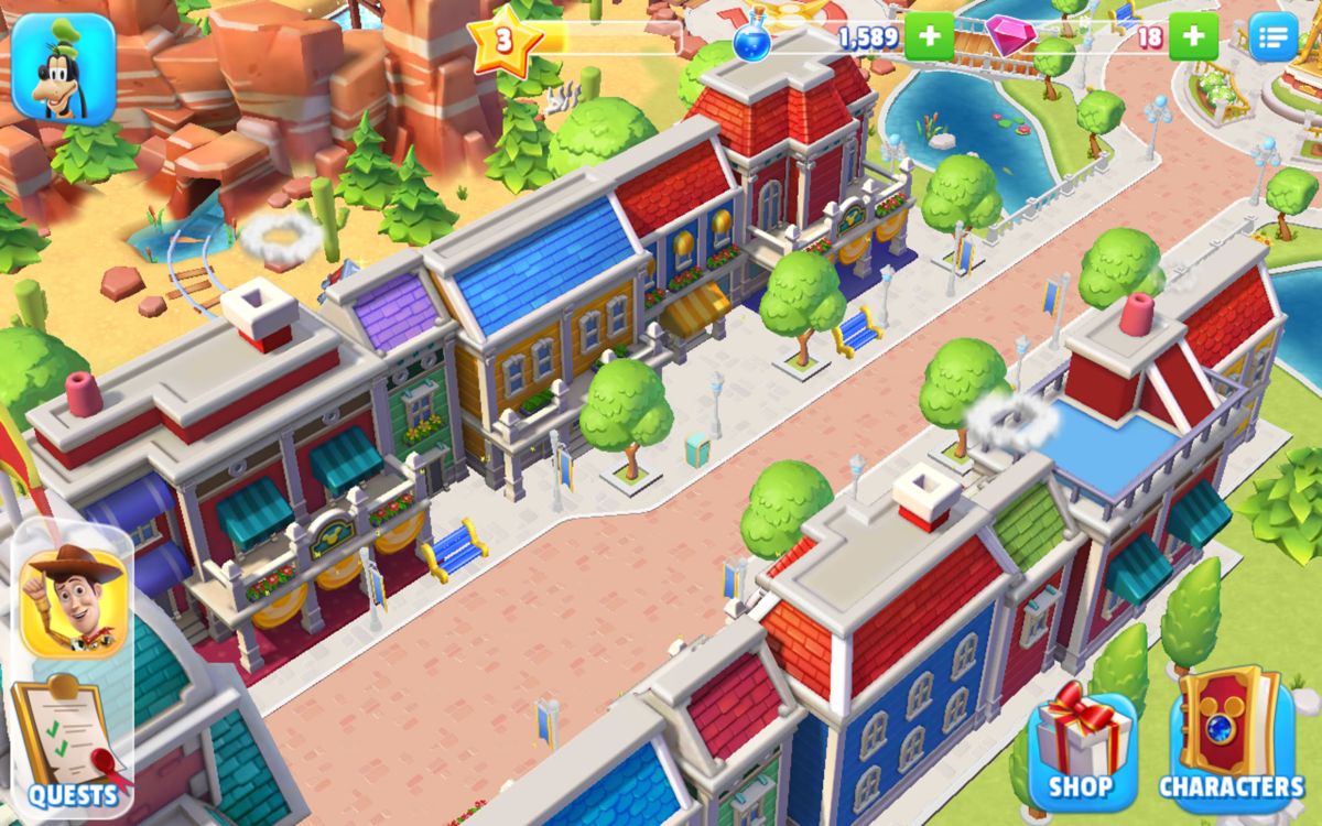 Screenshot of Disney Magic Kingdoms (Android, 2016) - MobyGames