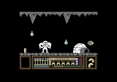 Frost Byte (Commodore 64) screenshot: Hey, it's Abominable!