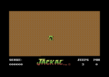 Jackal (Commodore 64) screenshot: Here we go!