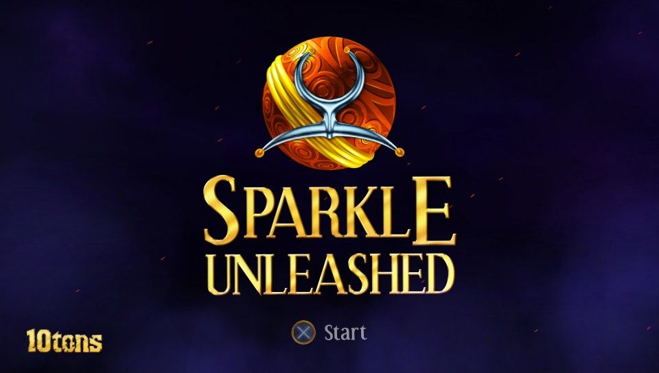 Sparkle: Unleashed (PS Vita) screenshot: Title screen (Trial version)