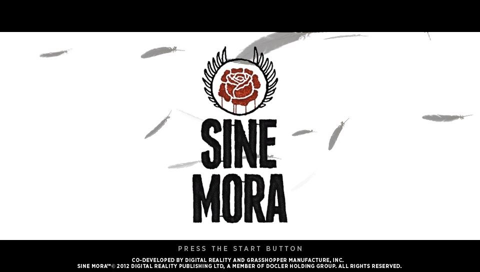 Sine Mora (PS Vita) screenshot: Title screen (Trial version)