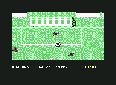 England Championship Special (Commodore 64) screenshot: Whew, close one!
