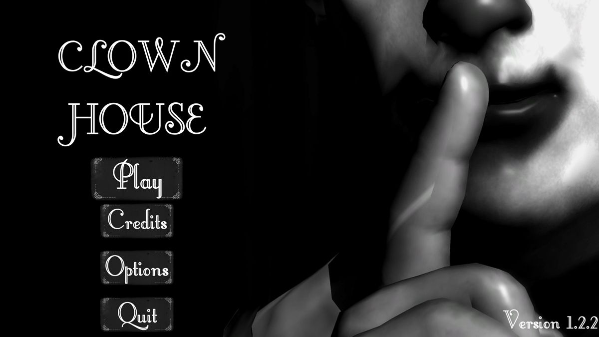 Clown House (Windows) screenshot: Hush hush little baby, the clown show is about to start...
