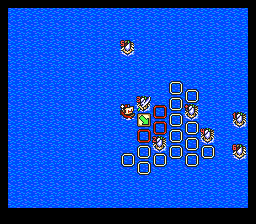 New Horizons (Genesis) screenshot: Moving the ship during a battle.