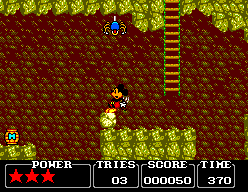 Castle of Illusion starring Mickey Mouse (SEGA Master System) screenshot: Watch out!
