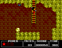 Castle of Illusion starring Mickey Mouse (SEGA Master System) screenshot: Going up.