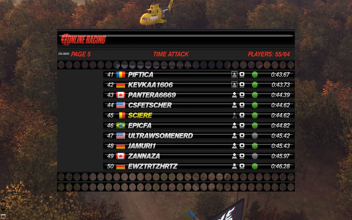 Trackmania: Turbo (Windows) screenshot: Race results