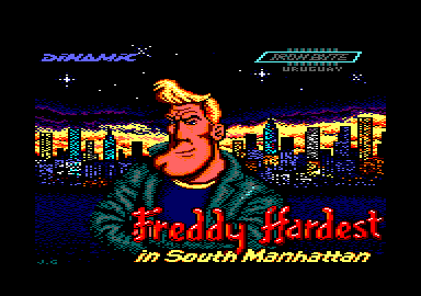 Freddy Hardest in South Manhattan (Amstrad CPC) screenshot: Loading screen