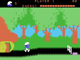 Smurf: Rescue in Gargamel's Castle (ColecoVision) screenshot: Starting the game