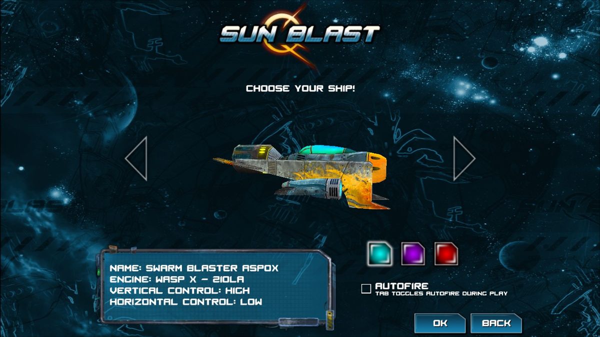 Screenshot of Sun Blast (Macintosh, 2009) - MobyGames