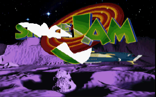 Space Jam (DOS) screenshot: Space Jam Title.
