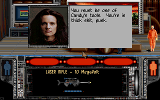 Free D.C! (DOS) screenshot: Think she likes you?