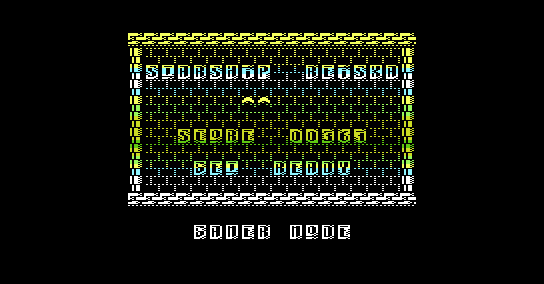 Super Starship Space Attack (VIC-20) screenshot: Onto the next level