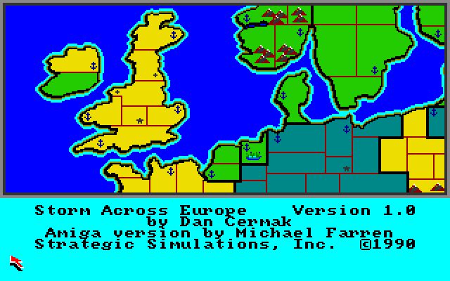 Storm Across Europe (Amiga) screenshot: Second title screen