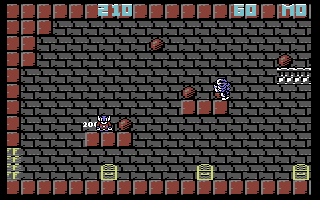 Mighty Bombjack (Commodore 64) screenshot: The first level