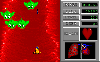 Anatomic Man (Amiga) screenshot: First level