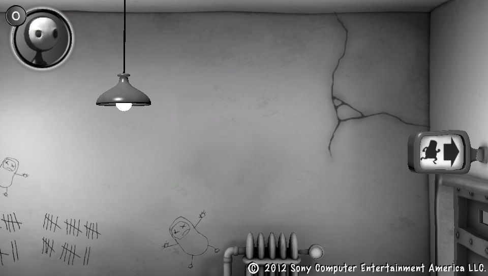 Escape Plan (PS Vita) screenshot: You can freely move camera around the room (Trial version)