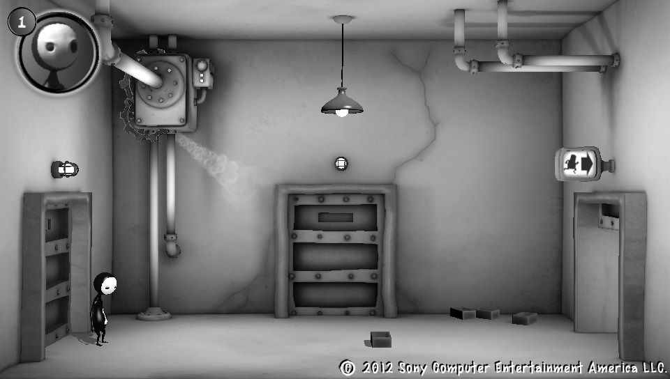 Escape Plan (PS Vita) screenshot: Learning how to remove obstacles (Trial version)