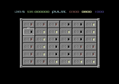 Pulse Warrior (Commodore 64) screenshot: Map