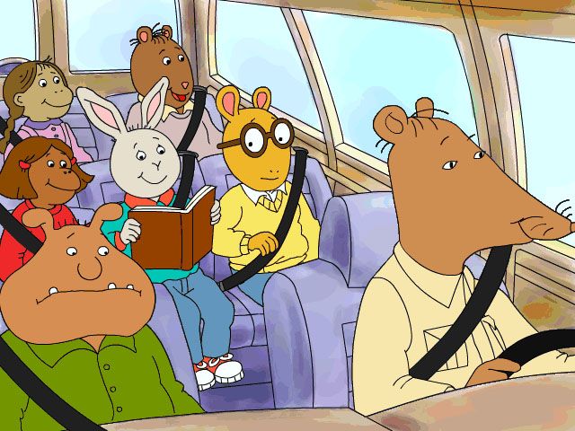 Arthur's Camping Adventure (Windows) screenshot: On the ride into the wilderness