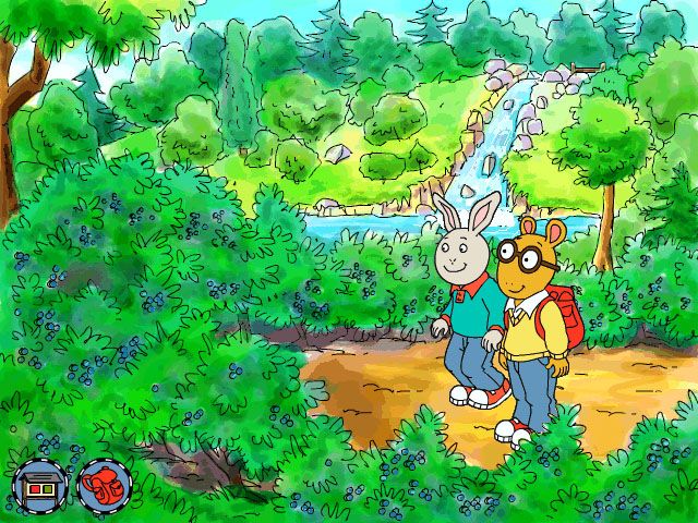 Arthur's Camping Adventure (Windows) screenshot: Wild berries should be perfectly safe to eat