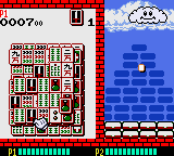Shanghai Pocket (Game Boy Color) screenshot: Sending your quick handedness back to the other stack.