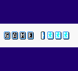 Shanghai Pocket (Game Boy Color) screenshot: Game over tiles.
