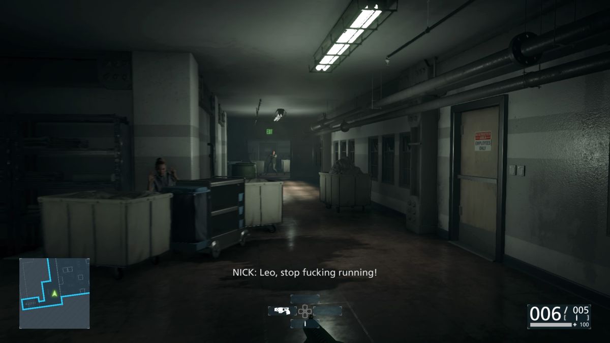 Battlefield: Hardline (PlayStation 4) screenshot: Trying to catch up with Leo