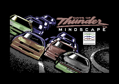 Days of Thunder (Commodore 64) screenshot: Loading screen
