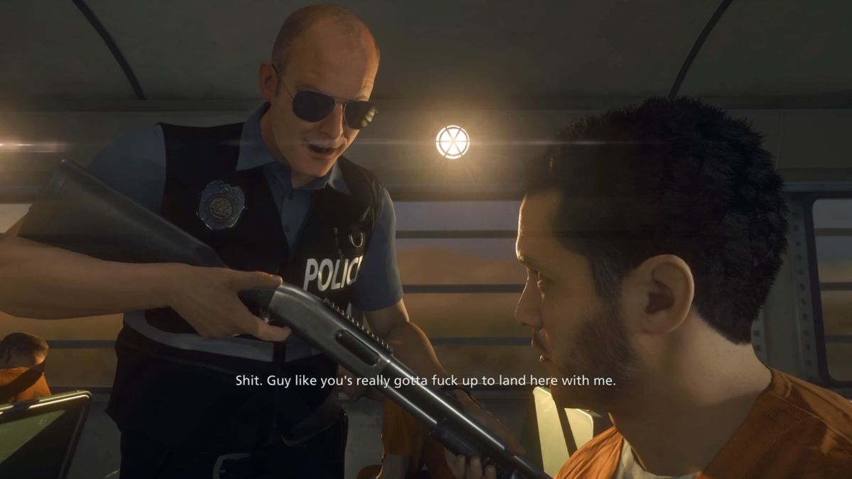 Battlefield: Hardline (PlayStation 4) screenshot: Prologue starts the game in mid story