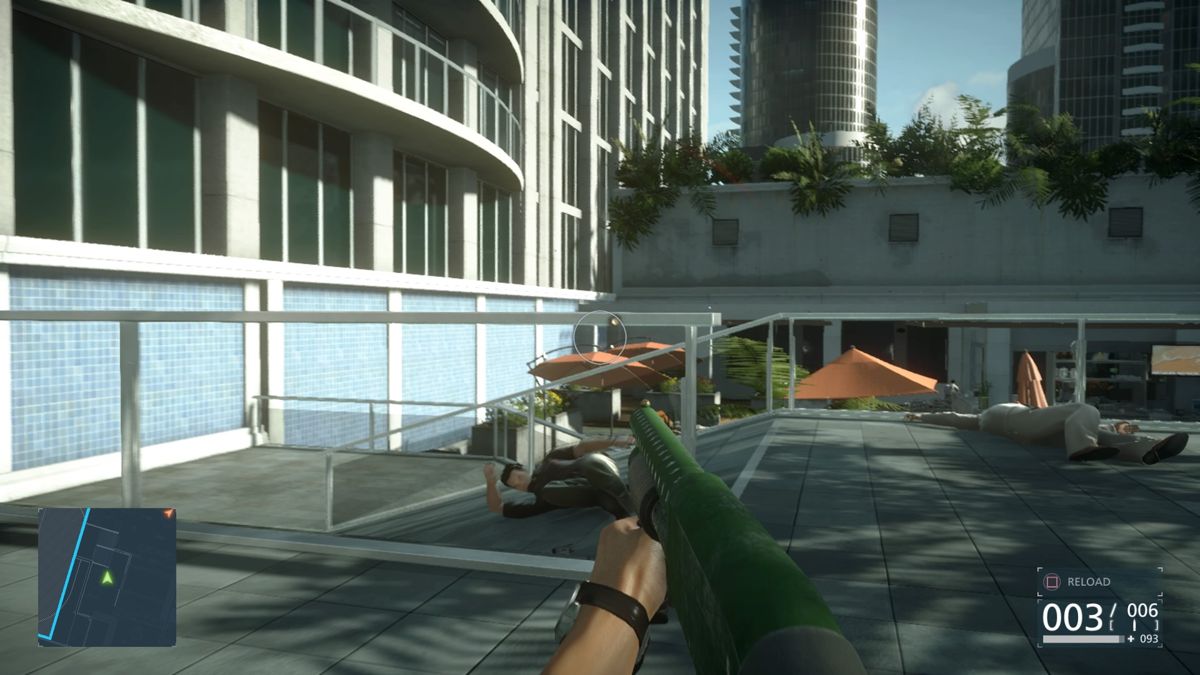 Battlefield: Hardline (PlayStation 4) screenshot: Shotgun is effective at close range, as is to be expected