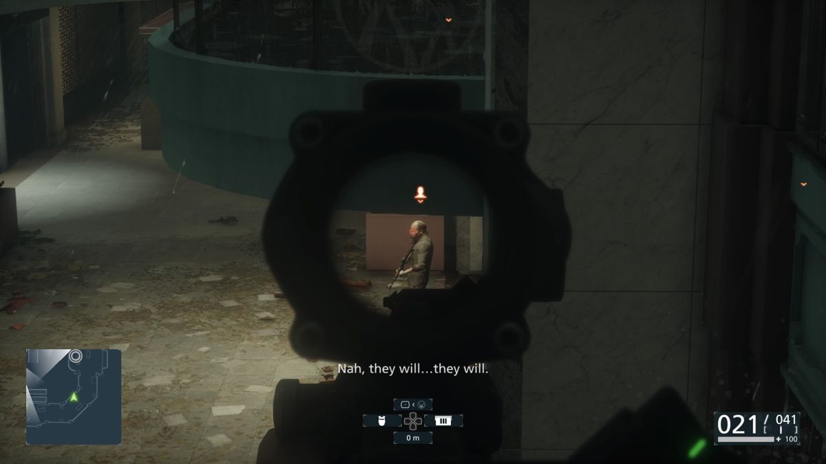 Battlefield: Hardline (PlayStation 4) screenshot: Aligned for a headshot