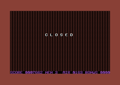 More Adventures of Big Mac: The Mad Maintenance Man (Commodore 64) screenshot: Graphical celebration of this