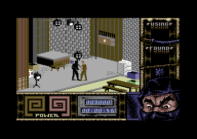 Ninja Remix (Commodore 64) screenshot: Kiai!