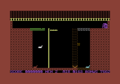 More Adventures of Big Mac: The Mad Maintenance Man (Commodore 64) screenshot: Level complete